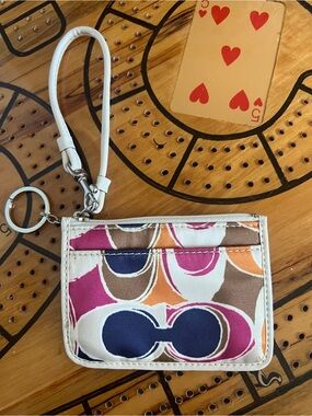 Coach Satin Convertible Evening ID Clutch
